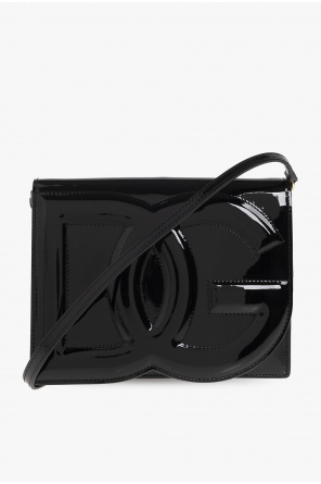 Black Leather shoulder bag with logo Dolce & Gabbana - Vitkac AS